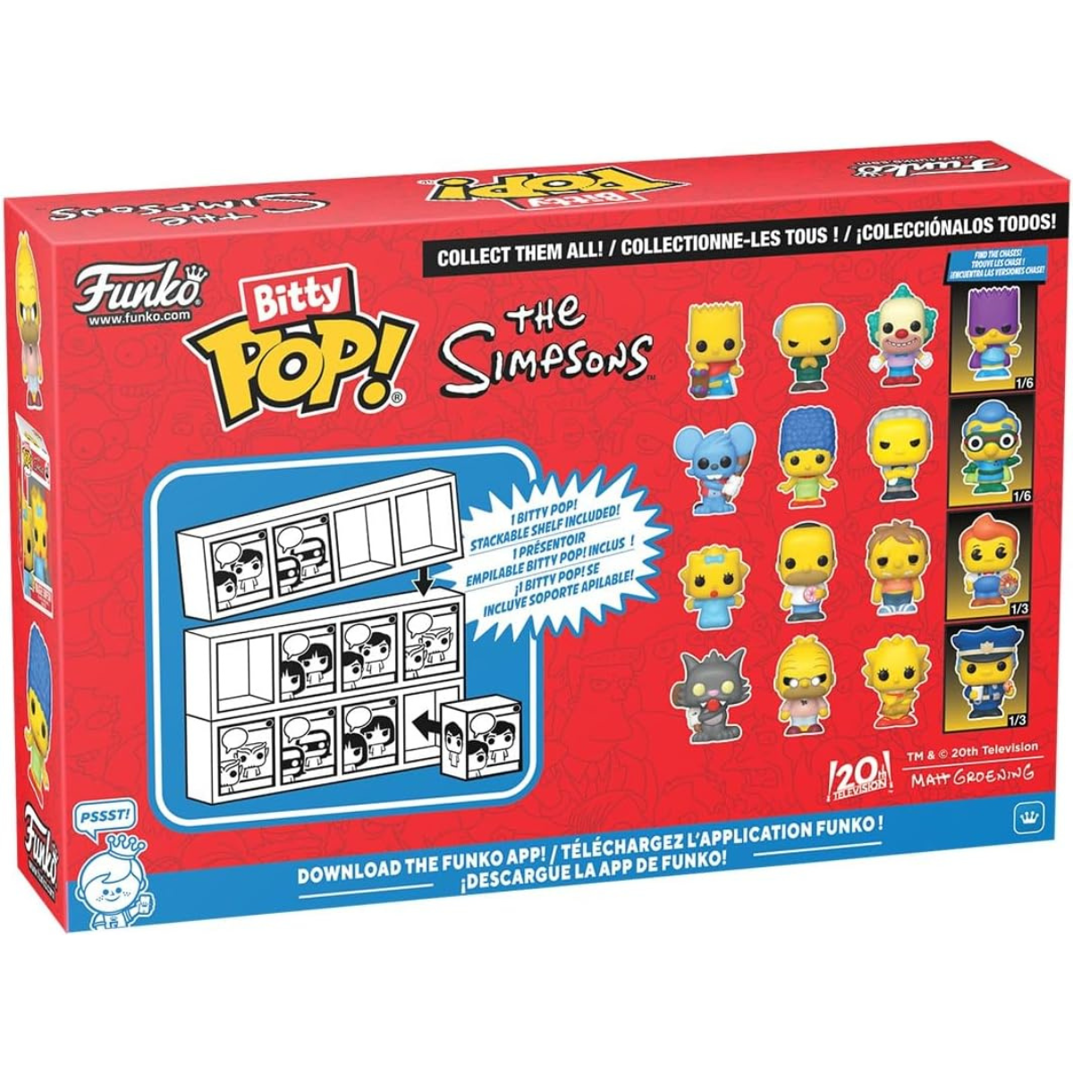 Funko Pop! Bitty: The Simpsons – Scratchy, Grandpa Simpson, Lisa Simpson, and a Surprise Mystery Mini Figure thumbnail
