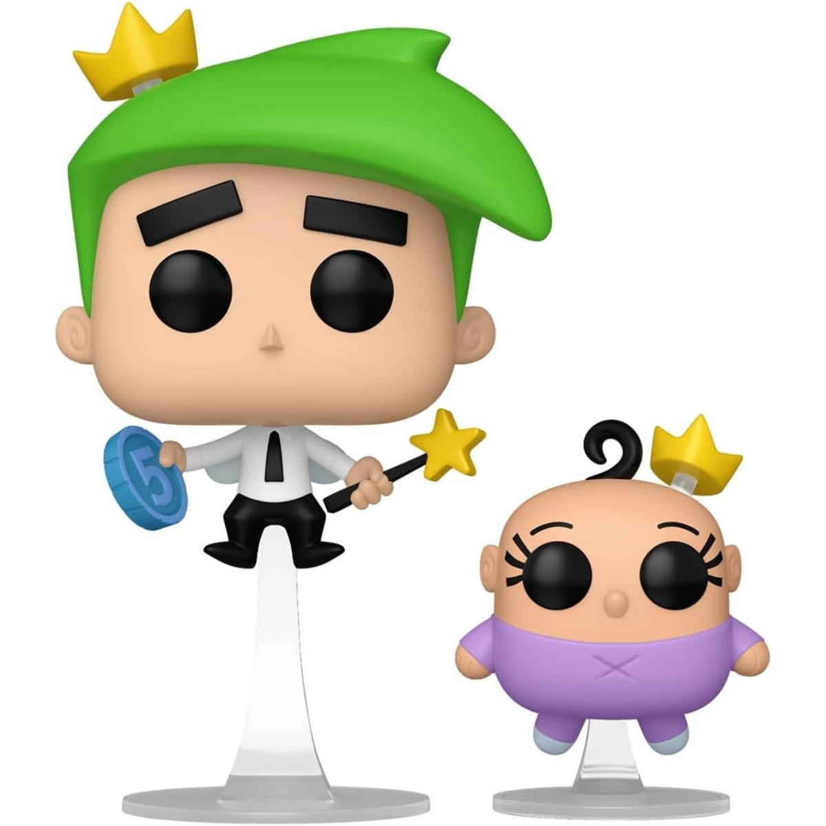 Funko Pop! & Buddy: The Fairly OddParents – Cosmo and Poof Vinyl Figure Collectible Set thumbnail