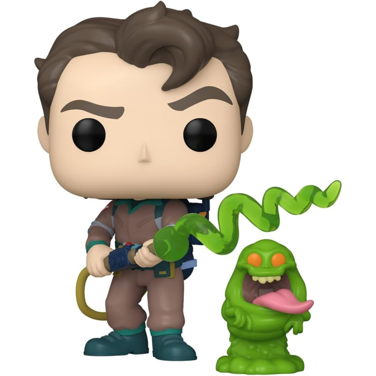 Funko Pop! & Buddy: The Real Ghostbusters – Dr. Peter Venkman with Slimer Vinyl Figure thumbnail