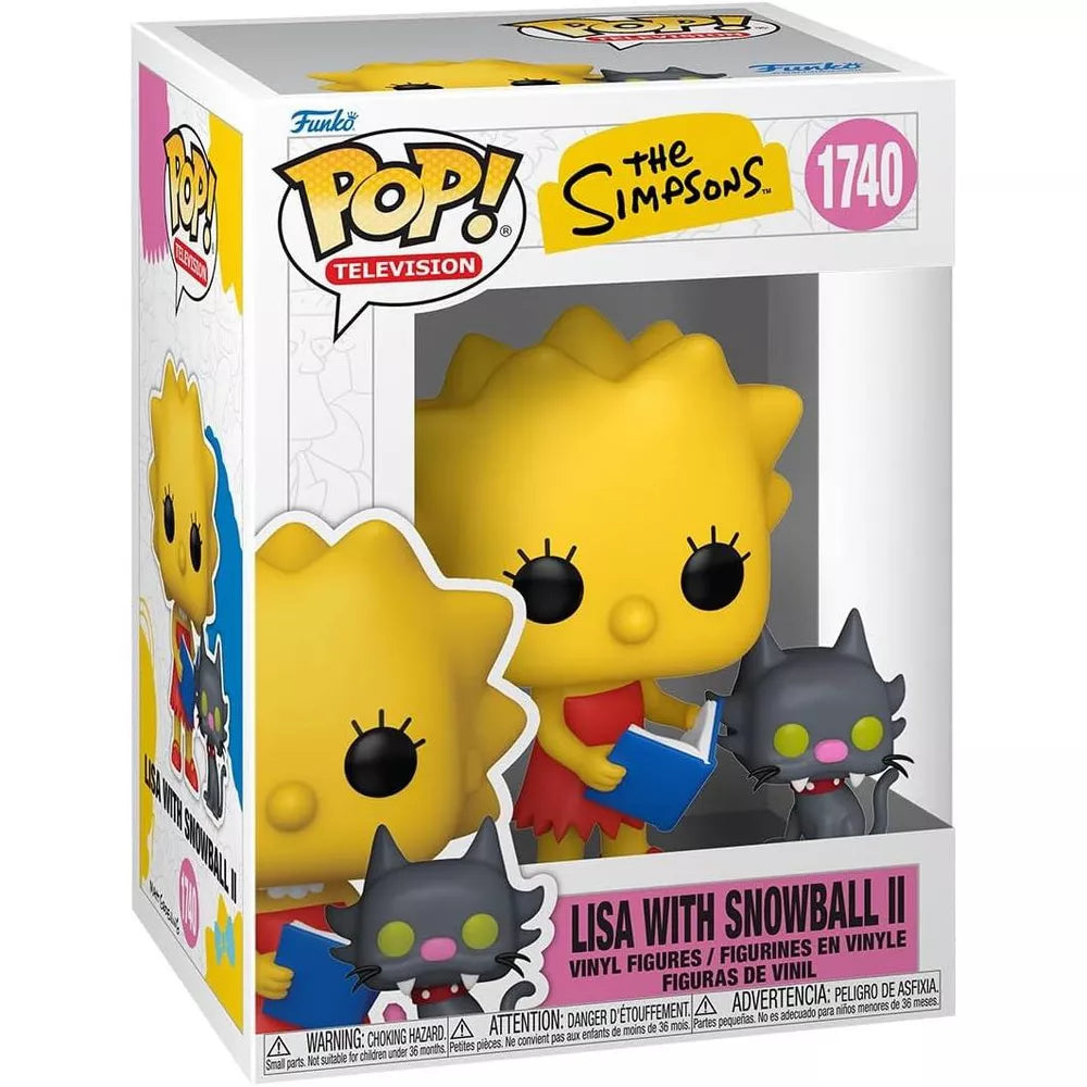 Funko Pop! & Buddy: The Simpsons – Lisa Simpson with Snowball II – Vinyl Figure thumbnail