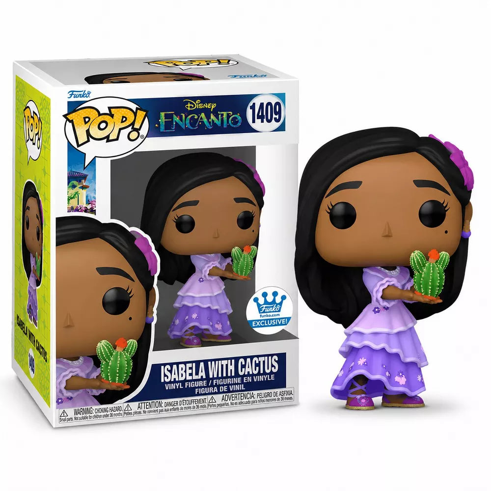 Funko POP! Encanto Isabela with Cactus Exclusive Vinyl Figure thumbnail