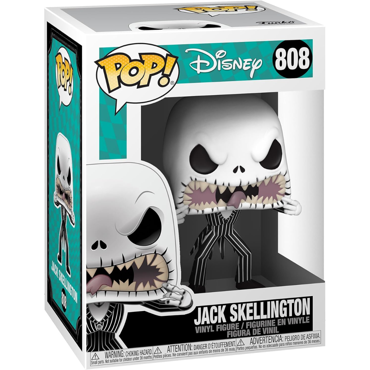 Funko Pop! Disney: The Nightmare Before Christmas – Jack Skellington (Scary Face) Vinyl Figure thumbnail