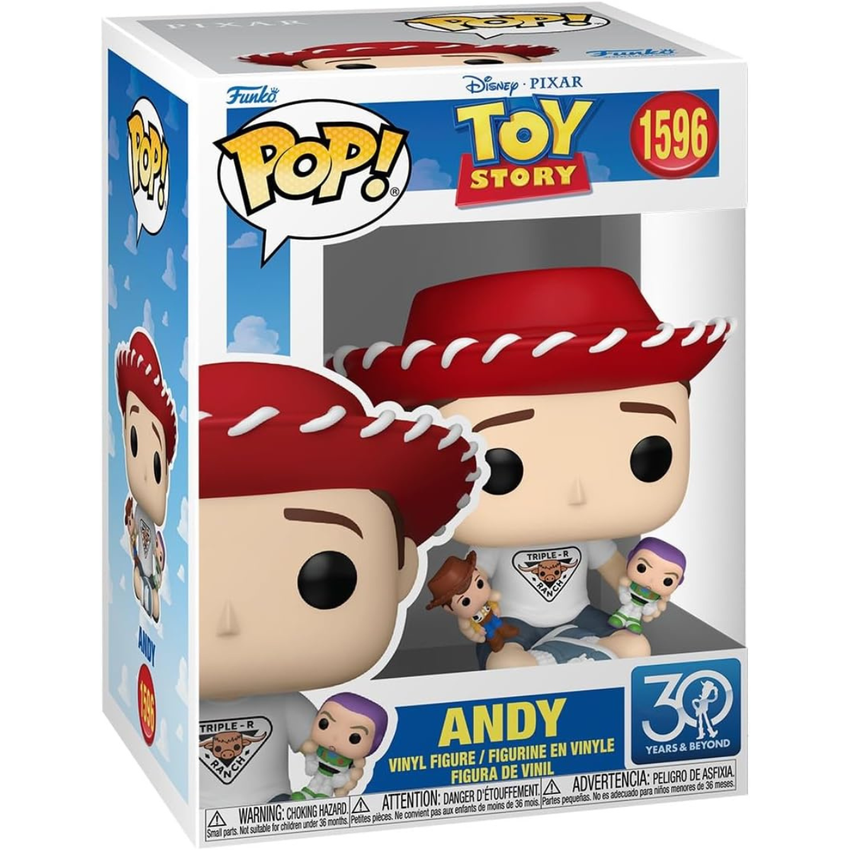 Funko Pop! Disney – Toy Story 30th Anniversary – Andy Vinyl Collectible Figure thumbnail