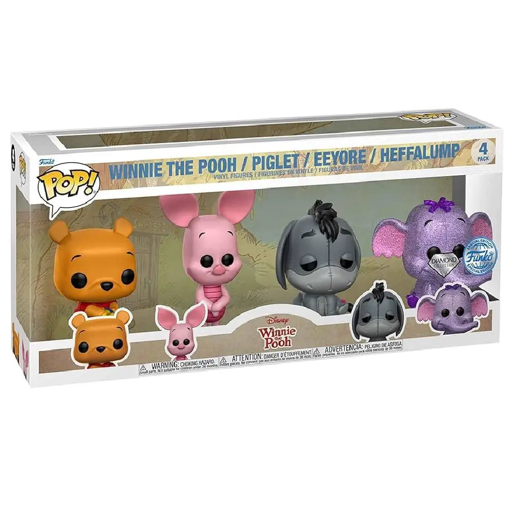 Funko Pop! Disney: Winnie The Pooh - Piglet - 4pk - Vinyl Collectible Figure. Add the finishing touch to your Disney collection with this exclusive 4-pack featuring characters from Winnie the Pooh. F-66843 thumbnail