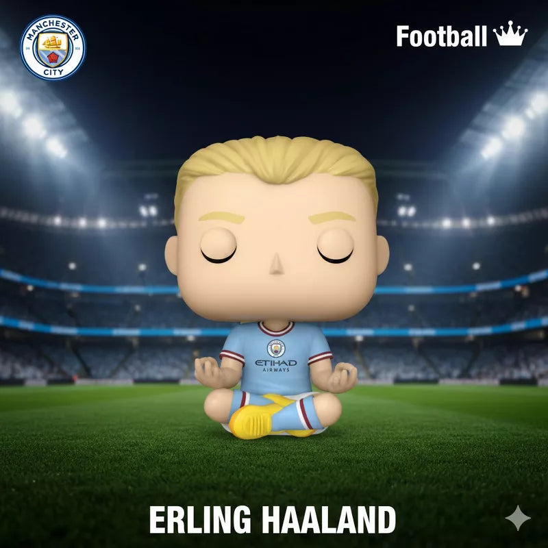 Funko Pop! Football Manchester City - Erling Haaland Vinyl Figure #68 #89365-4 thumbnail