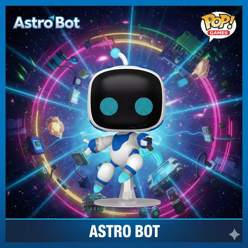 Funko Pop! Games: Astro Bot – Astro Bot Vinyl Figure #1089 (#91456), Collectible Gaming Character Figure for Display and Play thumbnail