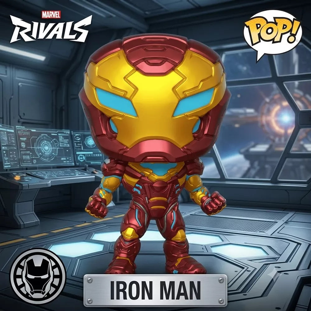 Funko POP! Marvel Rivals Iron Man Vinyl Figure #1066 #83993 thumbnail