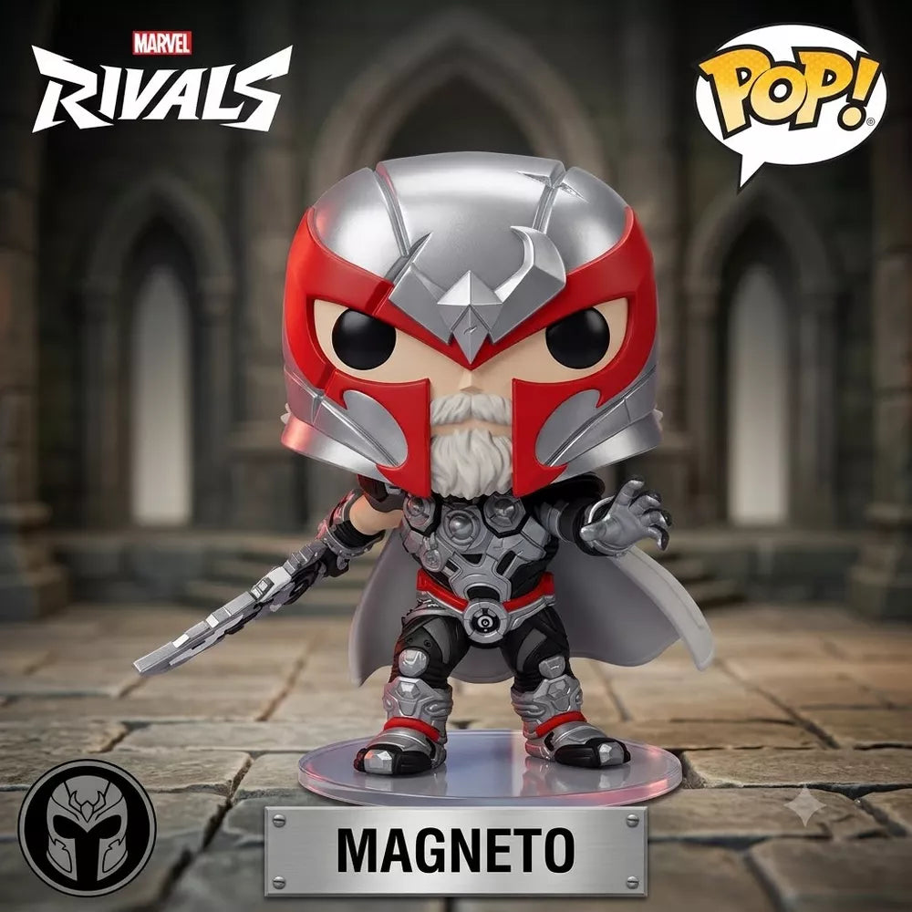 Funko POP! Marvel Rivals Magneto Vinyl Figure #1065 #83992 thumbnail