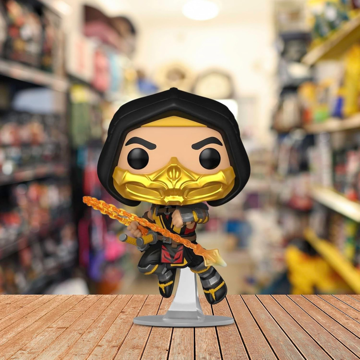 Funko Pop! Games – Scorpion (Fatality) from Mortal Kombat 11 – Vinyl Figure Collectible thumbnail
