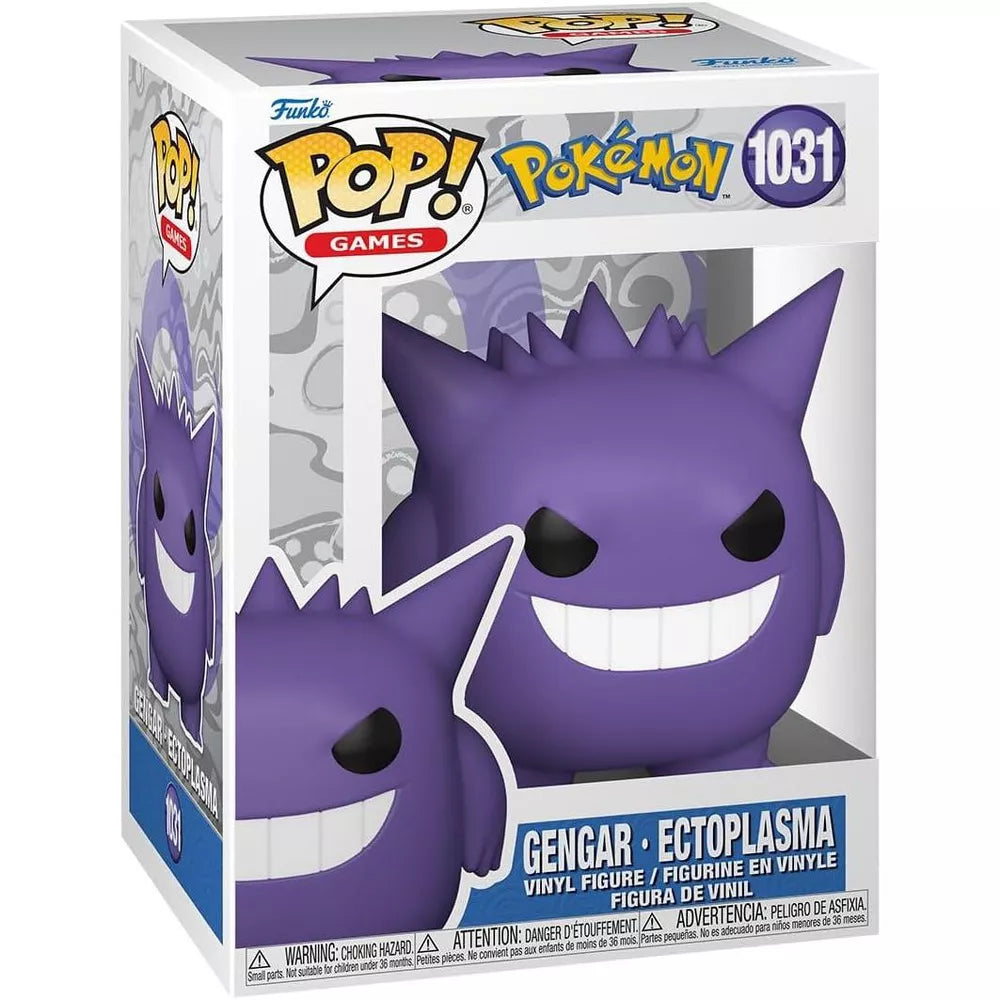 Funko Pop! Games: Pokémon- Gengar - Vinyl Figure #1031 #80311 thumbnail