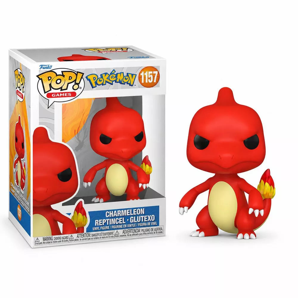 Funko POP! Pokémon Charmeleon Figure #1157 #92414 thumbnail