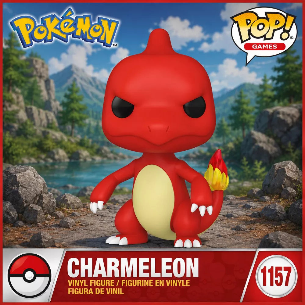 Funko POP! Pokémon Charmeleon Figure #1157 #92414 thumbnail