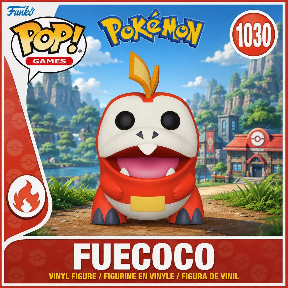Funko Pop! Games: Pokémon - Fuecoco - Vinyl Figure #1030 #80310 thumbnail