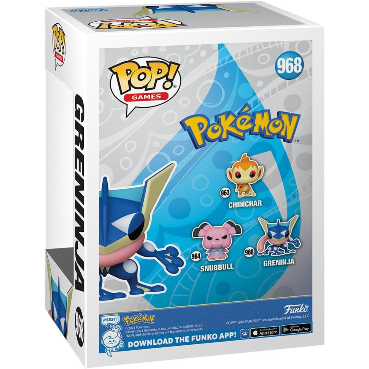 Funko Pop! Games: Pokémon – Greninja Vinyl Collectible Figure thumbnail