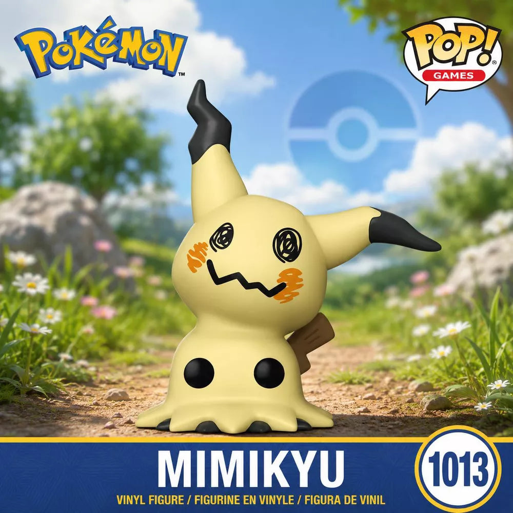 Funko Pop! Games: Pokemon - Mimikyu - Vinyl Figure #1013 #80287 thumbnail