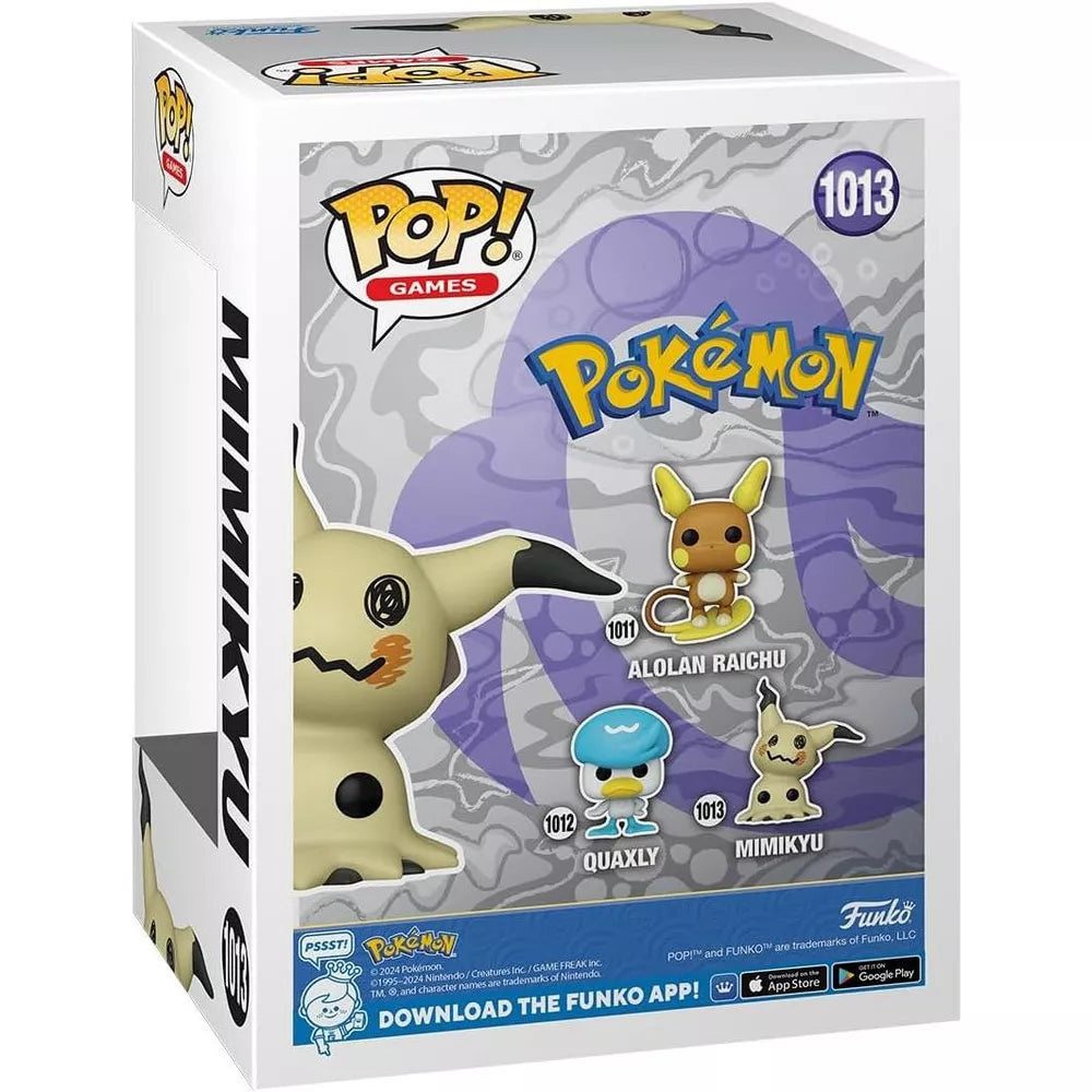 Funko Pop! Games: Pokemon - Mimikyu - Vinyl Figure #1013 #80287 thumbnail