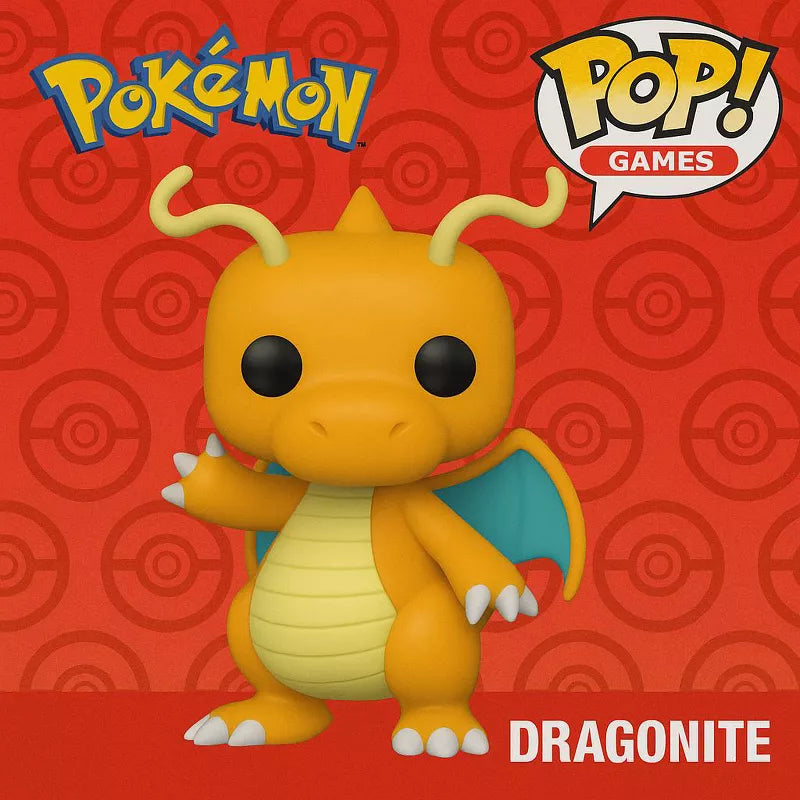 Funko Pop Games: Pokémon S8 - Dragonite - Vinyl Figure #850 #56312 thumbnail