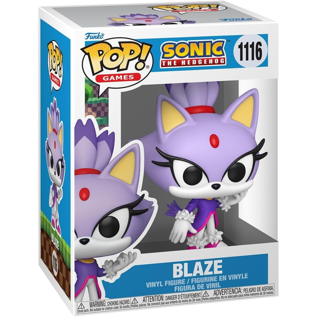 Funko Pop! Games: Sonic the Hedgehog – Blaze the Cat – Vinyl Figure thumbnail