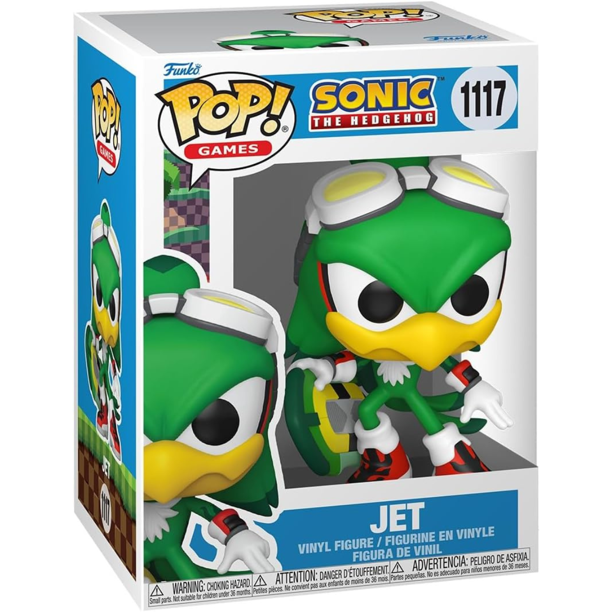 Funko Pop! Games: Sonic the Hedgehog – Jet the Hawk – Vinyl Figure thumbnail