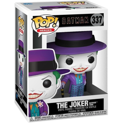 Funko Pop! Heroes: Batman (1989) – Joker with Hat Vinyl Figure