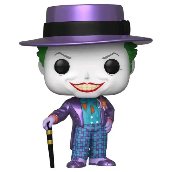 Funko Pop! Heroes Batman 1989-Joker with Hat F-47709 thumbnail