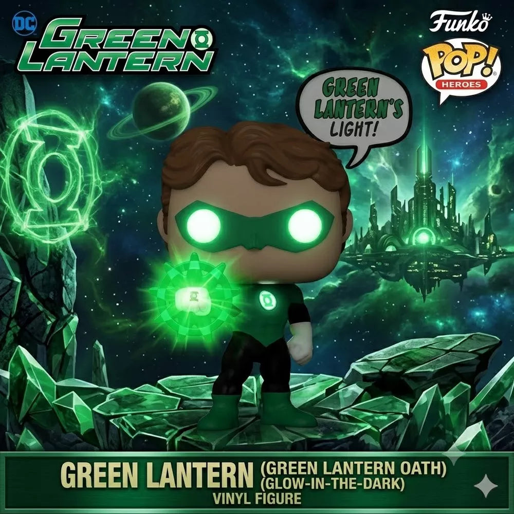 Funko POP! DC Green Lantern Glow Vinyl Figure #530 #82765 thumbnail
