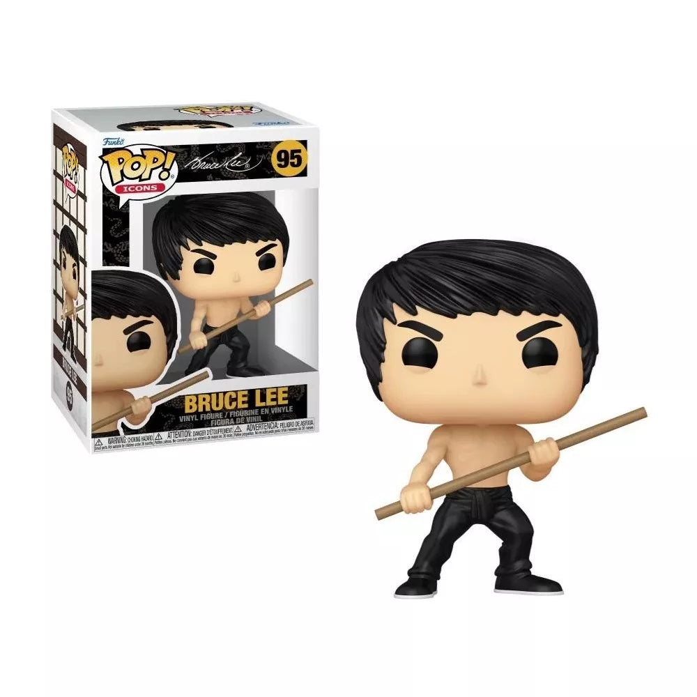 Funko Pop! Icons: Bruce Lee with Bo Staff – Vinyl Figure thumbnail