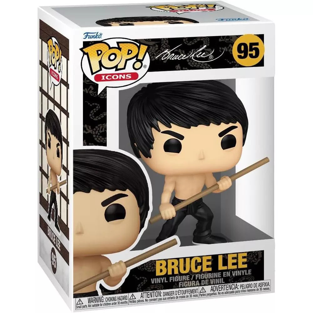 Funko Pop! Icons: Bruce Lee with Bo Staff – Vinyl Figure thumbnail