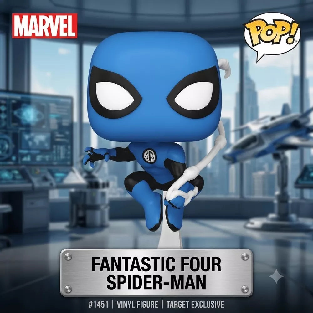 Funko POP! Fantastic Four Spider-Man Target Exclusive Figure #1451 thumbnail
