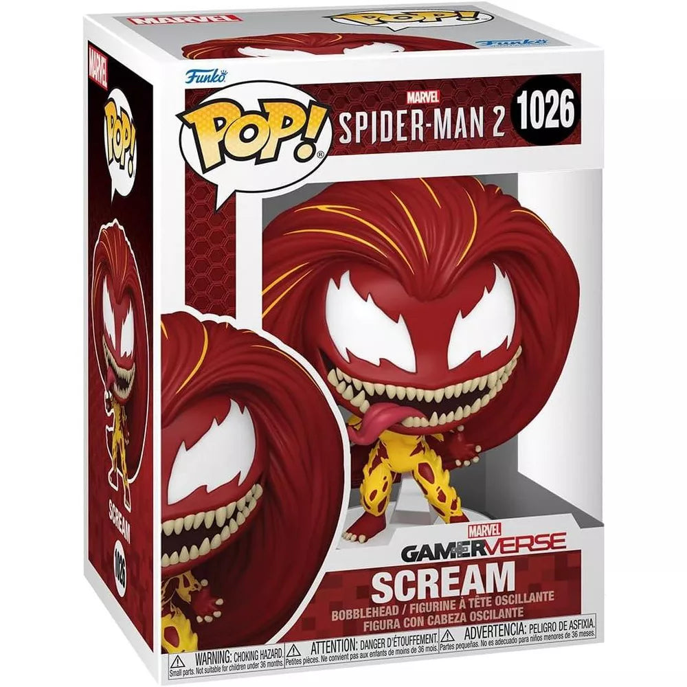 Funko POP! Marvel Gamerverse Scream Vinyl Figure #1026 #80329 thumbnail