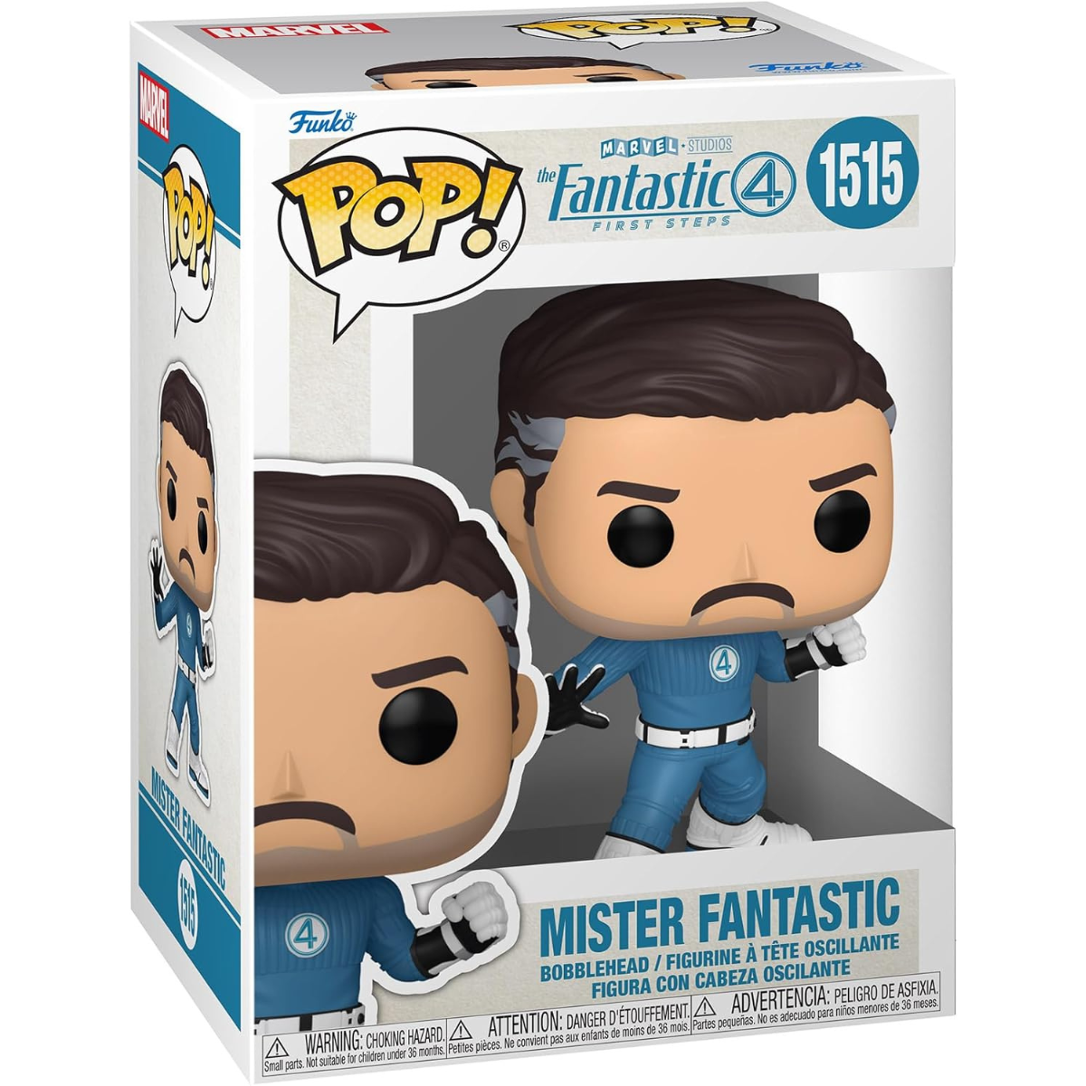Funko Pop! Marvel: The Fantastic Four: First Steps - Mr. Fantastic Vinyl Figure thumbnail