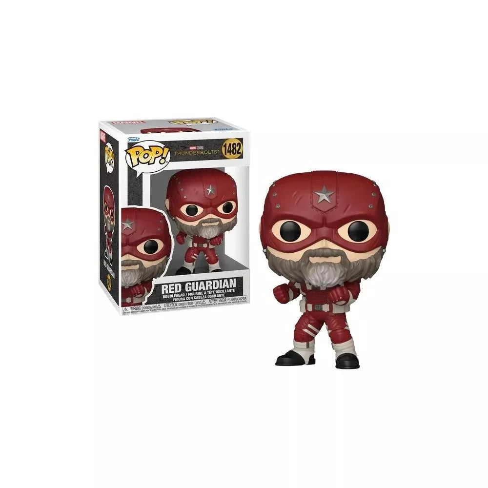 Funko POP! Thunderbolts Red Guardian Figure #1482 #76028 thumbnail