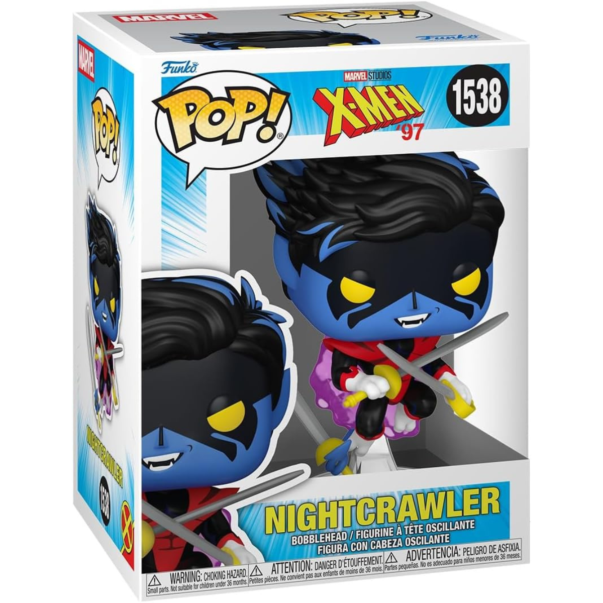 Funko Pop! Marvel: X-Men ’97 – Nightcrawler Vinyl Collectible Figure thumbnail