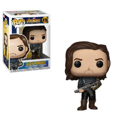 Funko Pop! Marvel: Avengers Infinity War - Bucky Barnes with Weapon. The Funko Pop! Marvel: Avengers Infinity War – Bucky Barnes Vinyl Figure captures the iconic Winter Soldier as seen in Avengers: Infinity War. F-35775
