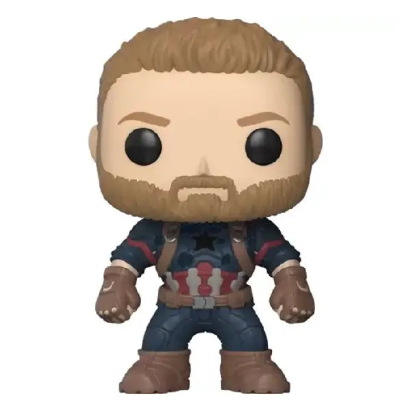 Funko Pop Marvel: Avengers Infinity War - Captain America Collectible Figure. This limited-edition Captain America figure is an essential addition to any Avengers: Infinity War memorabilia collection. F-26466 thumbnail