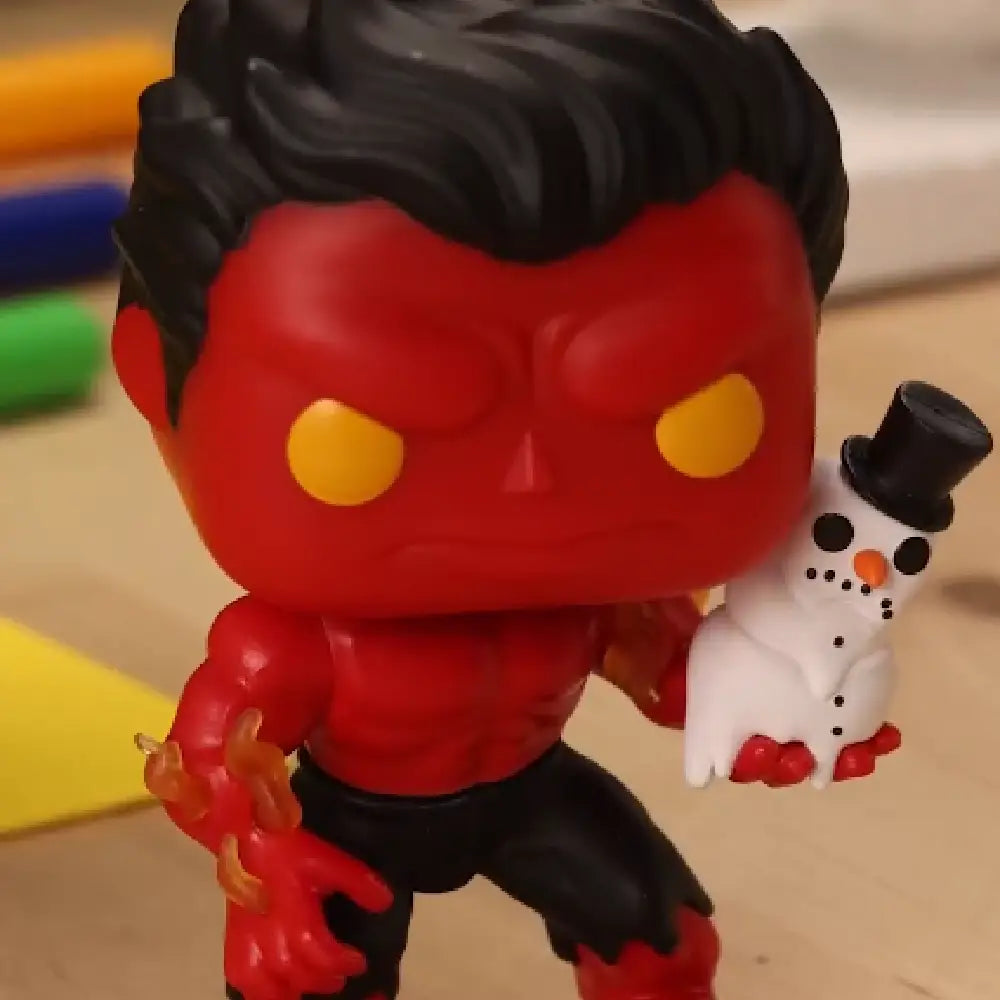 Funko Pop! Marvel: Holiday - Red Hulk F-80034 thumbnail
