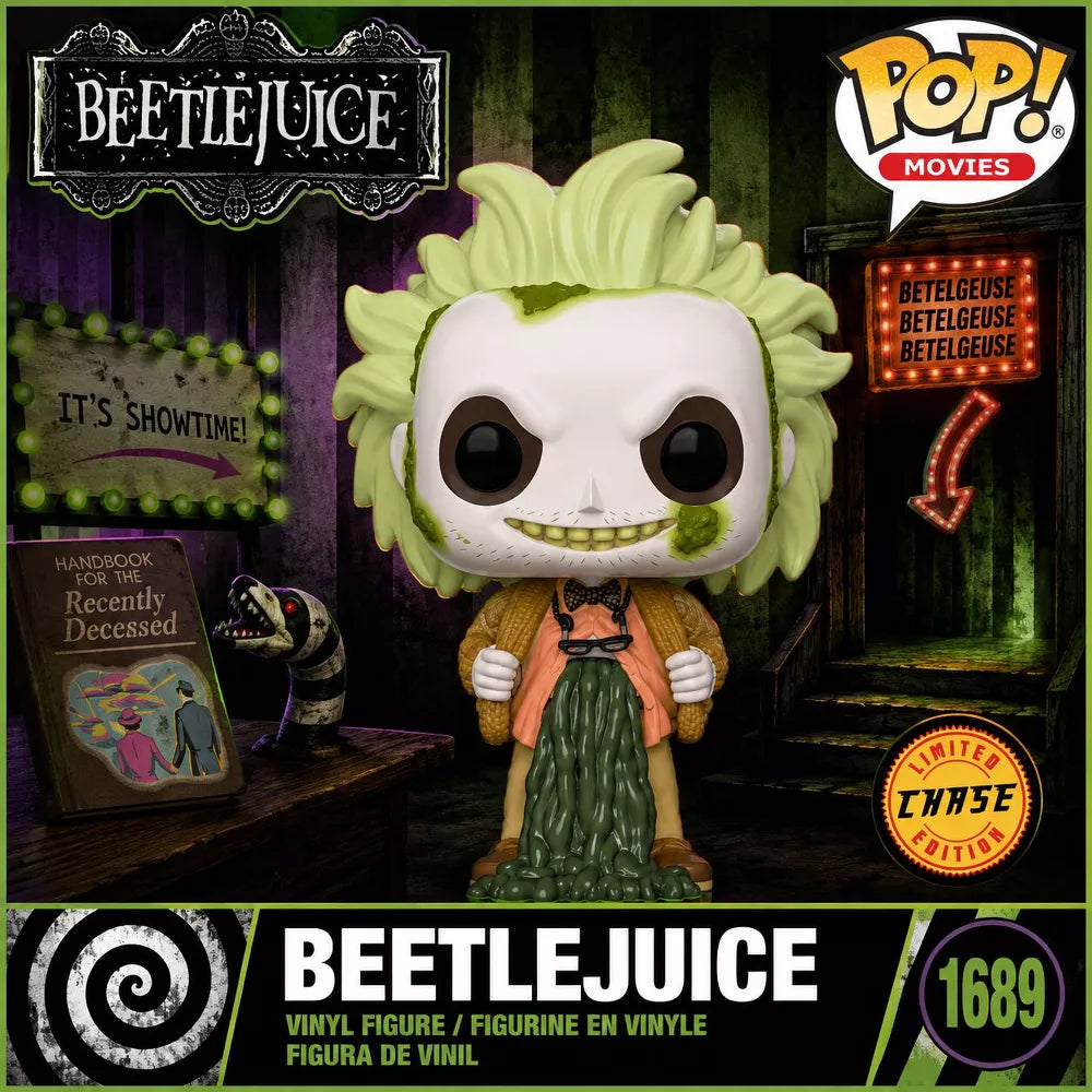 Funko POP! Movies Beetlejuice Chase Vinyl Figure #1689 #82653 thumbnail