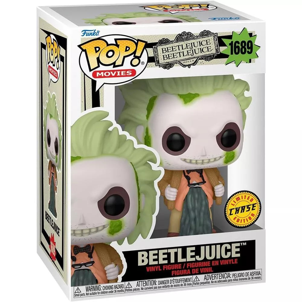 Funko POP! Movies Beetlejuice Chase Vinyl Figure #1689 #82653 thumbnail