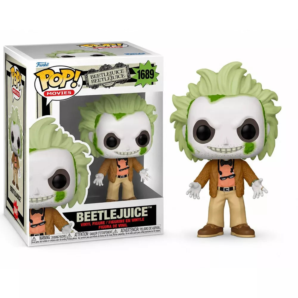 Funko POP! Movies Beetlejuice Vinyl Figure #1689 #82653 thumbnail