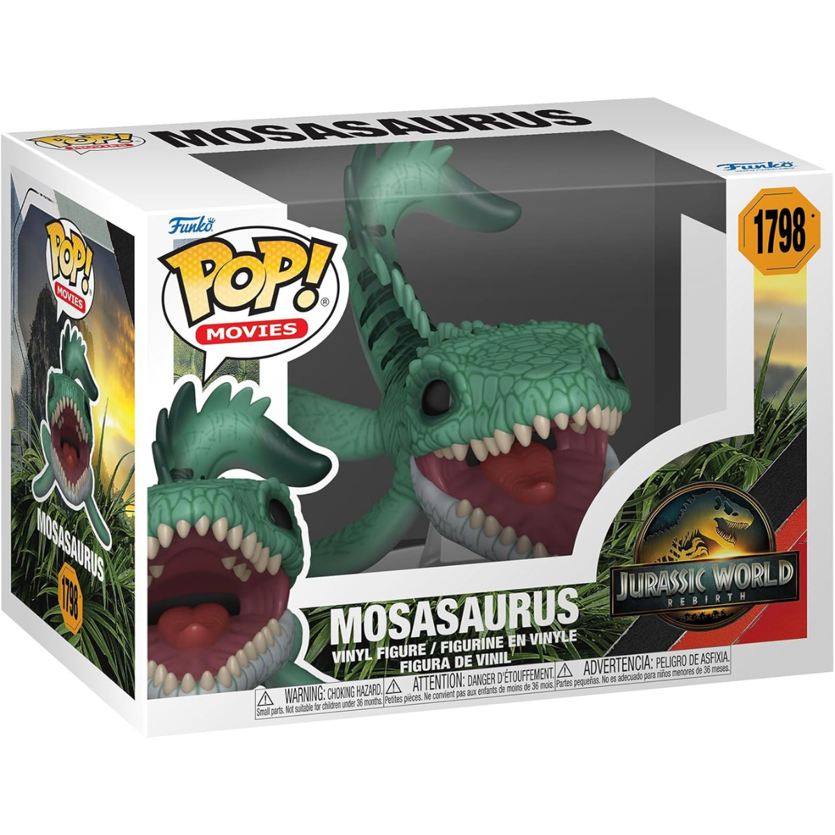 Funko Pop! Movies: Jurassic World: Rebirth – Mosasaurus Vinyl Figure Collectible thumbnail