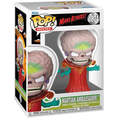 Funko Pop! Movies: Mars Attacks - Alien Leader (Martian Ambassador) Vinyl Figure