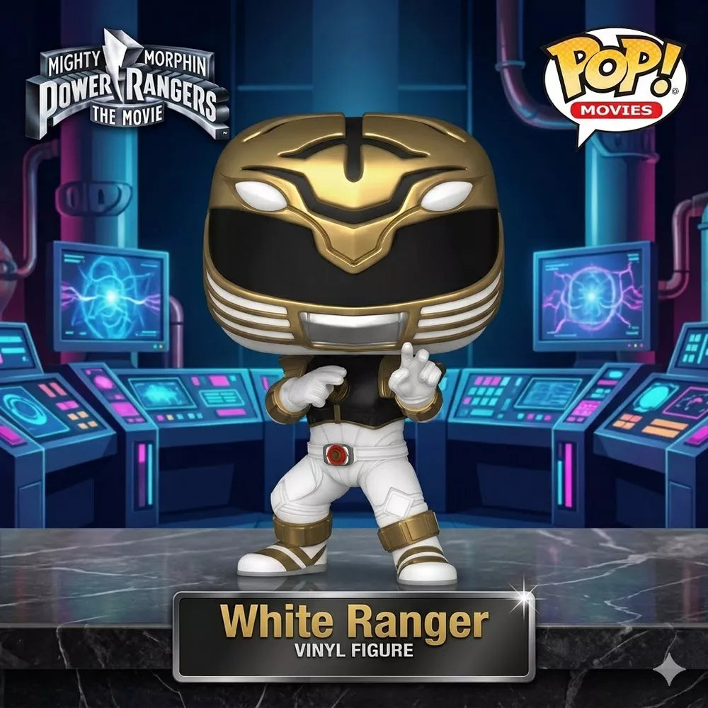 Funko POP! Mighty Morphin Power Rangers White Ranger Vinyl Figure thumbnail