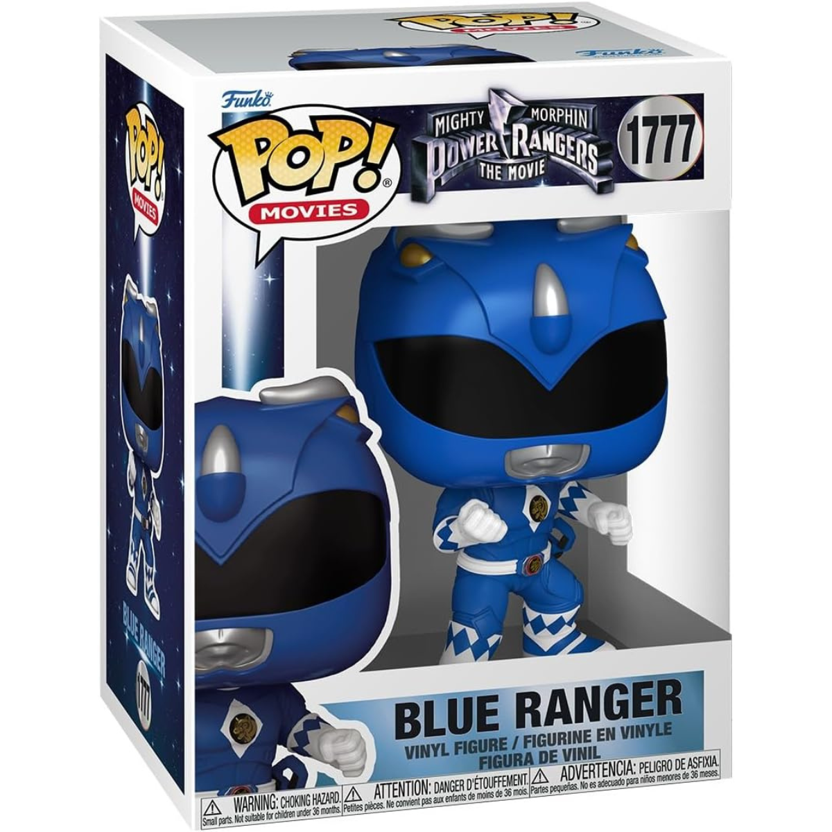 Funko Pop! Movies – Blue Ranger – Mighty Morphin Power Rangers: The Movie Vinyl Figure thumbnail