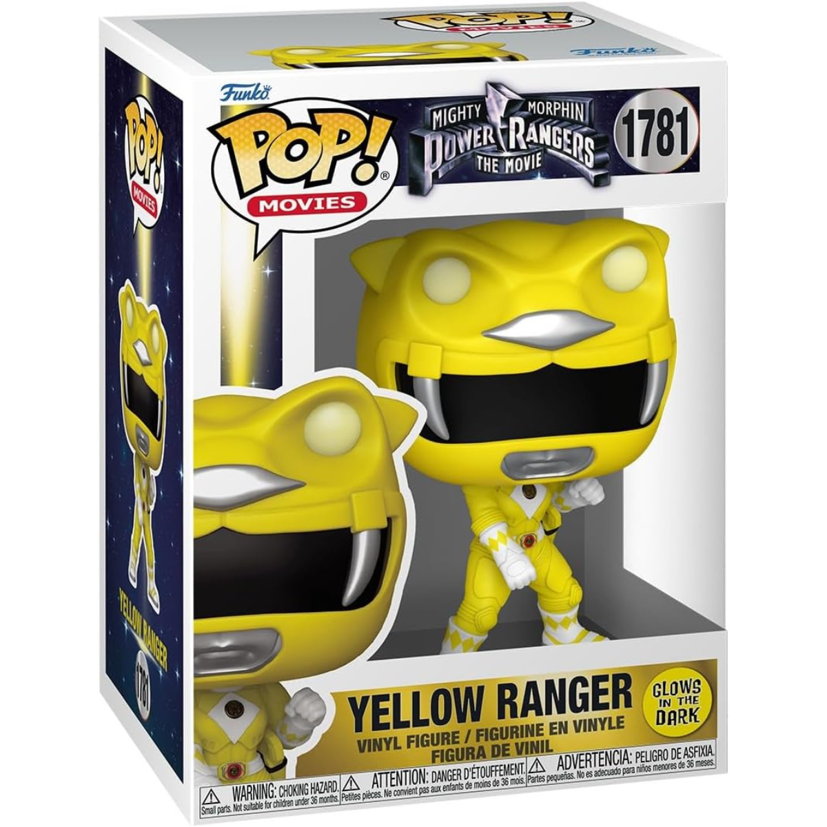 Funko Pop! Movies – Yellow Ranger – Mighty Morphin Power Rangers: The Movie Vinyl Figure thumbnail