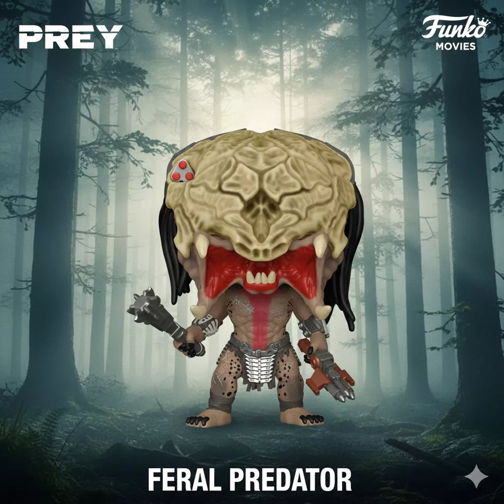 Funko Pop! Movies: Prey – Feral Predator – Vinyl Figure thumbnail