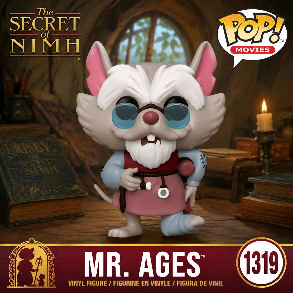 Funko POP! Secret of NIMH Mr. Ages Figure #1319 #67436 thumbnail