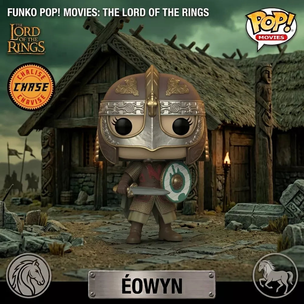 Funko POP! Battle Éowyn CHASE Vinyl Figure #1743 #51527 thumbnail
