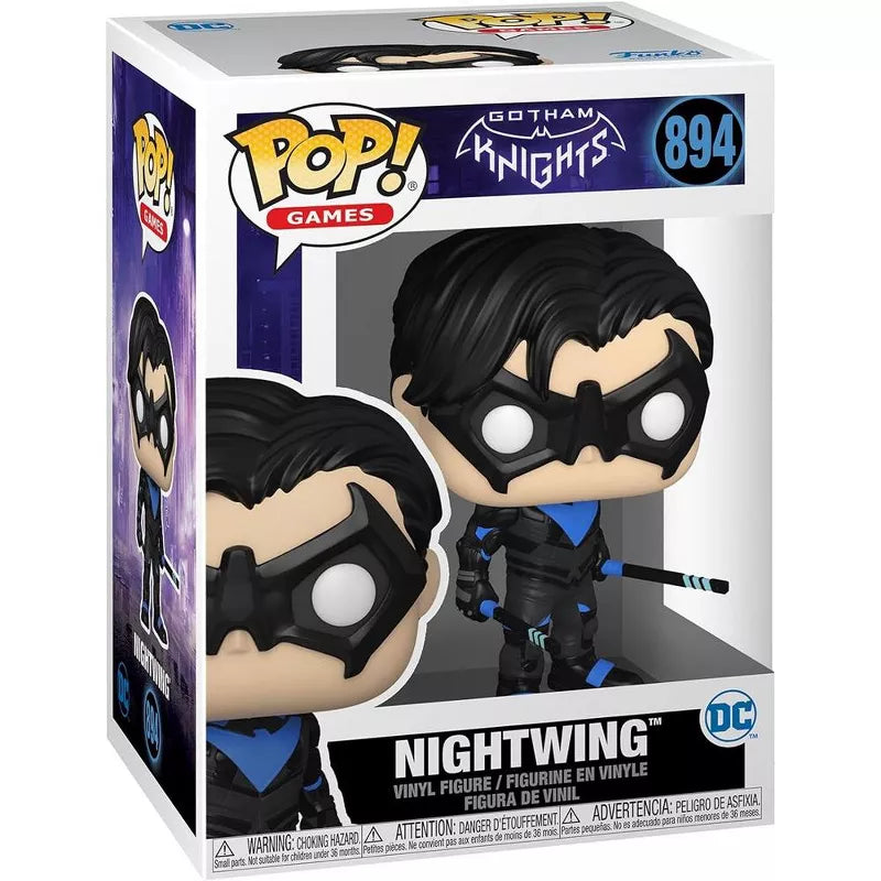 Funko Pop! Games: Gotham Knights – Nightwing Vinyl Figure Collectible Display Toy thumbnail