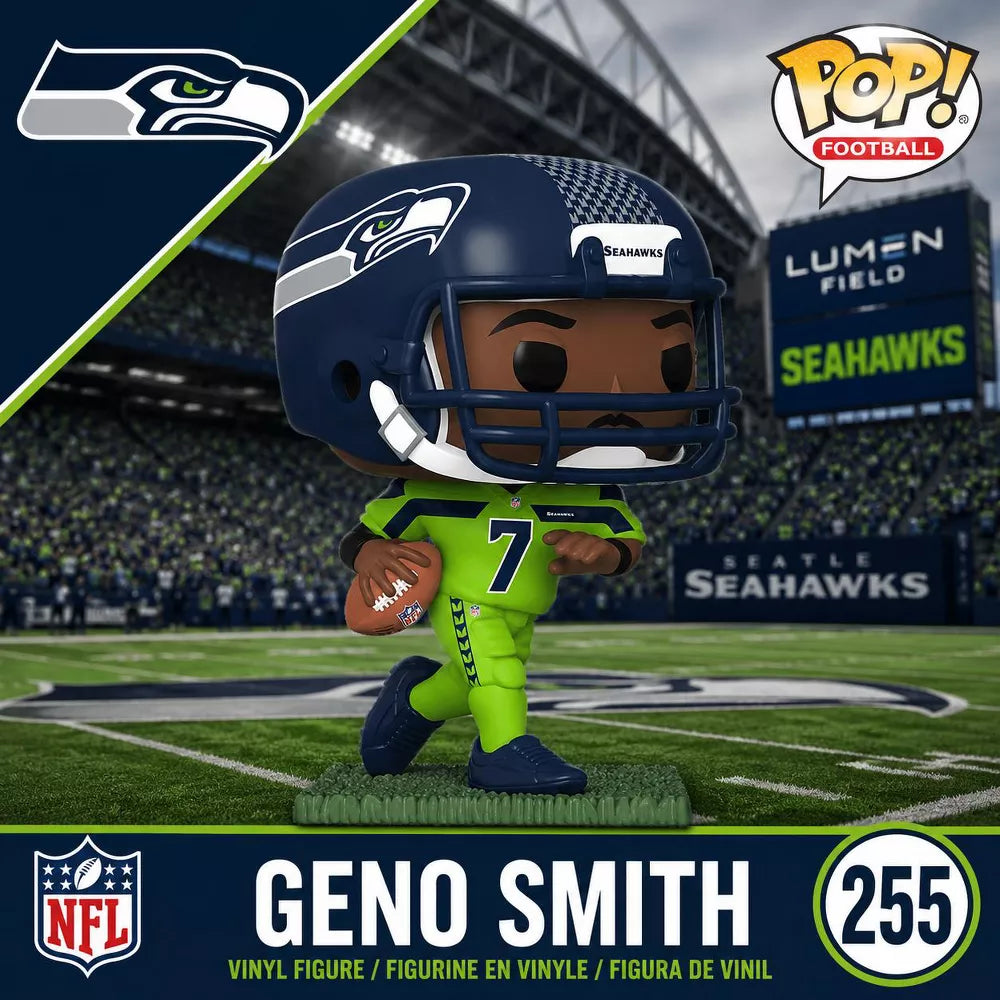 Funko POP! NFL: Geno Smith Vinyl Figure #255 #79688 thumbnail
