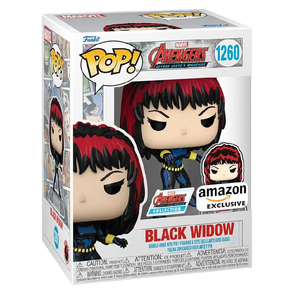 Funko Pop! & Pin The Avengers:  Black Widow with Pin Exclusive F-70126 thumbnail